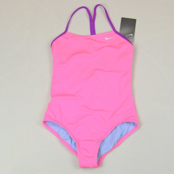 Nike Other - NWT NIKE Solid Racerback 1-Piece Swimsuit G (7-17)